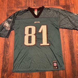 Vintage Green NFL Eagles Jersey